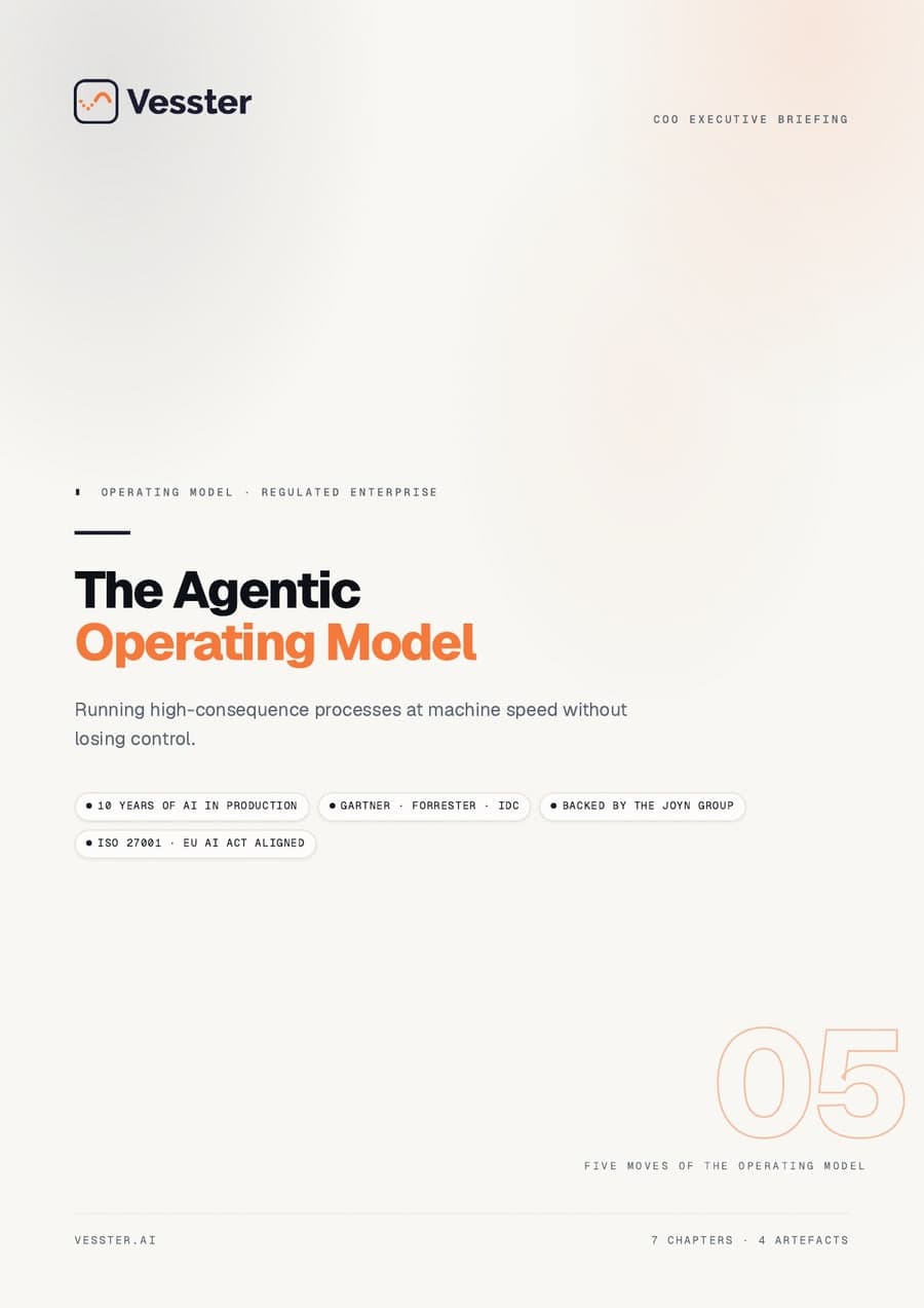 The Agentic Operating Model — cover