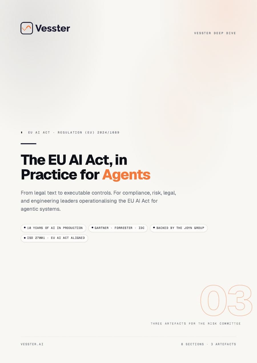 The EU AI Act, in Practice for Agents — cover