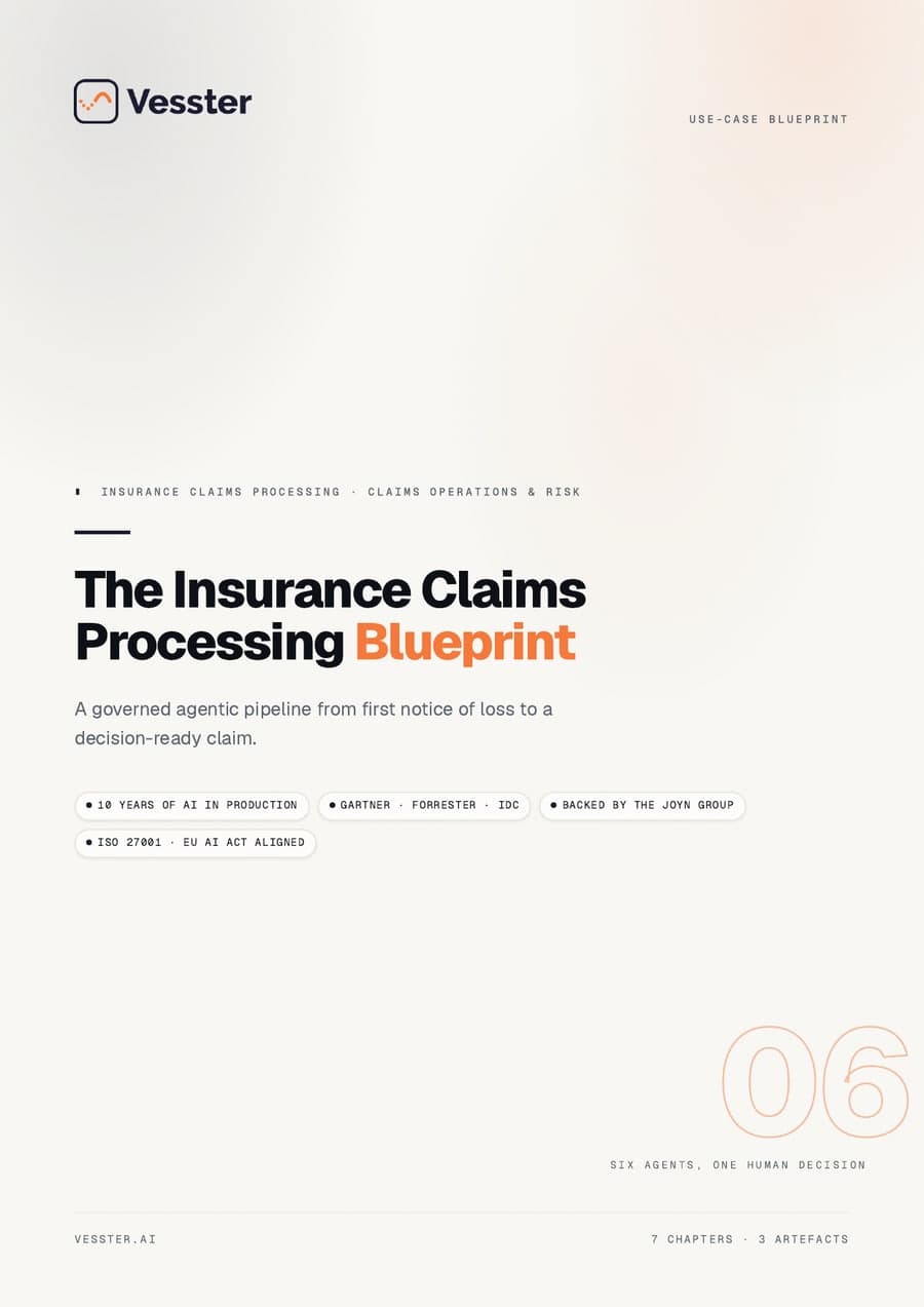 The Insurance Claims Processing Blueprint — cover