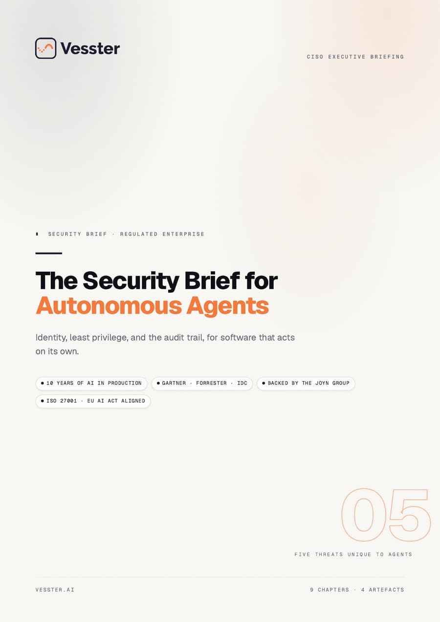 The Security Brief for Autonomous Agents — cover