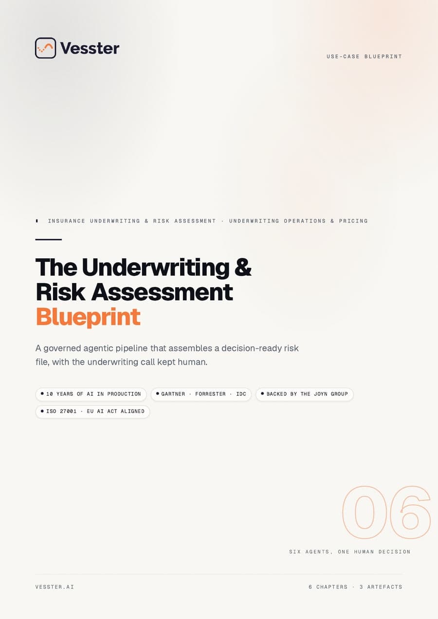 The Underwriting & Risk Assessment Blueprint — cover