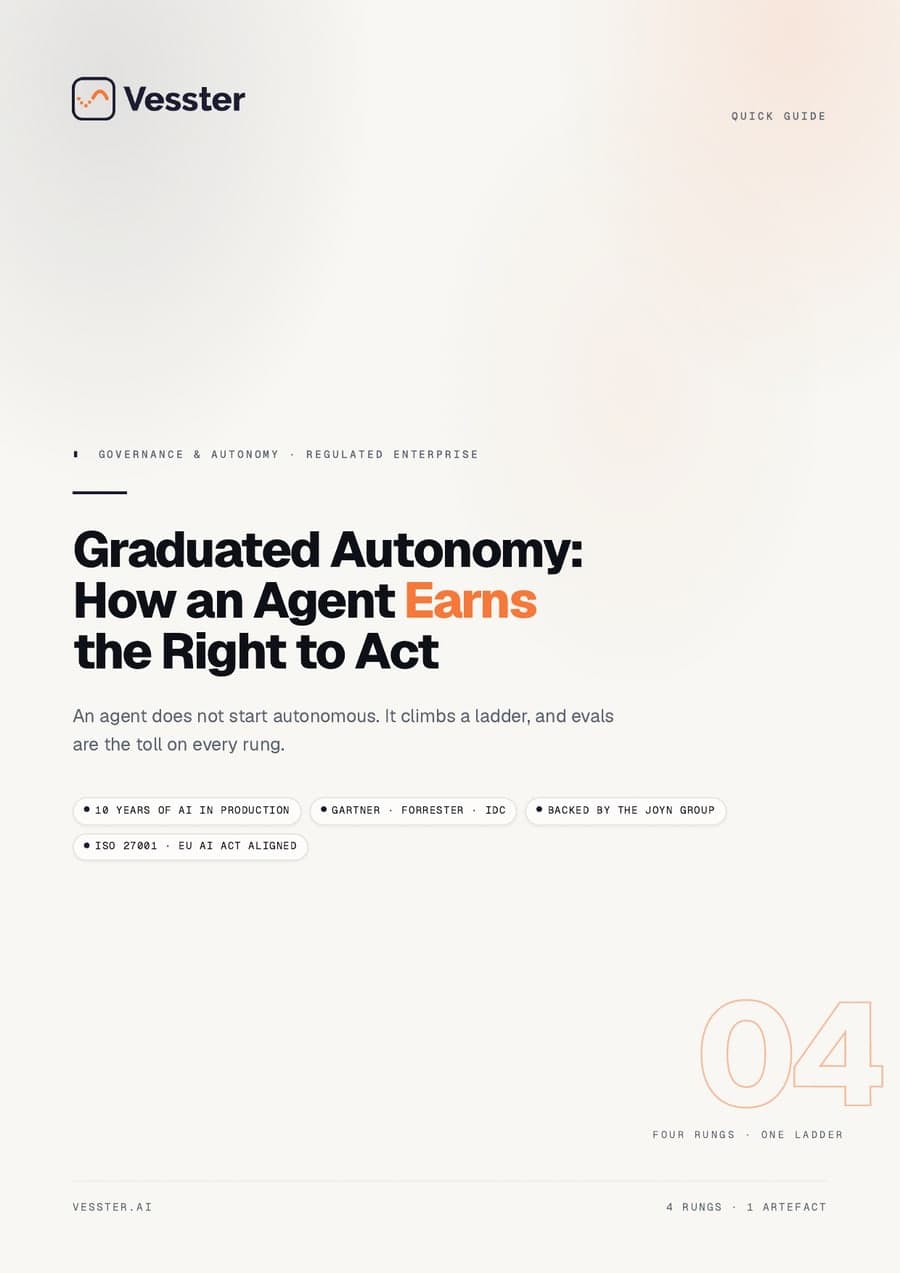 Graduated Autonomy: How an Agent Earns the Right to Act — cover