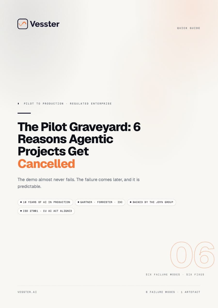The Pilot Graveyard: 6 Reasons Agentic Projects Get Cancelled — cover